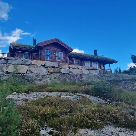 Ferienhaus Cabin With Breathtaking Views! Kviteseid